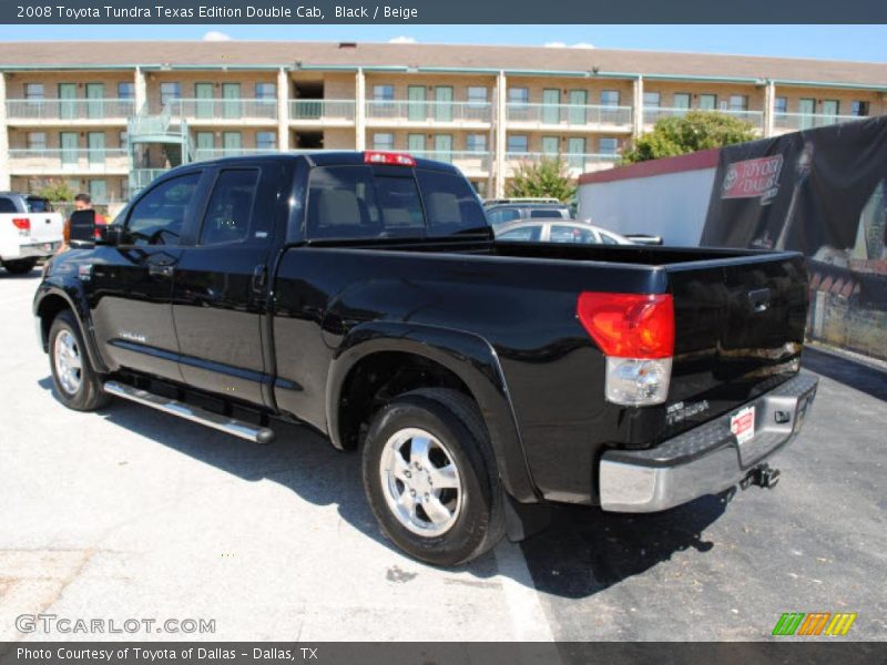 Black / Beige 2008 Toyota Tundra Texas Edition Double Cab