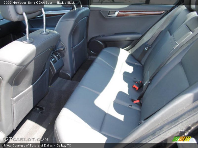 Black / Black 2009 Mercedes-Benz C 300 Sport