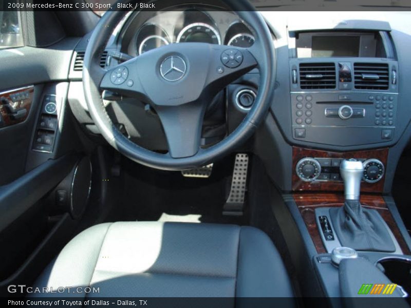 Black / Black 2009 Mercedes-Benz C 300 Sport
