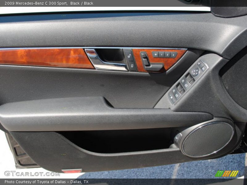 Black / Black 2009 Mercedes-Benz C 300 Sport