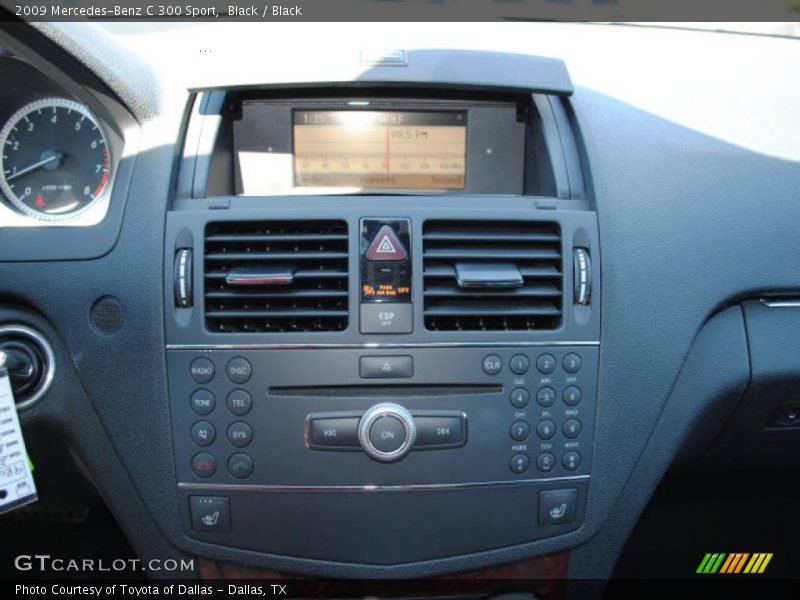 Black / Black 2009 Mercedes-Benz C 300 Sport