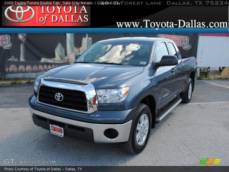 Slate Gray Metallic / Graphite Gray 2009 Toyota Tundra Double Cab