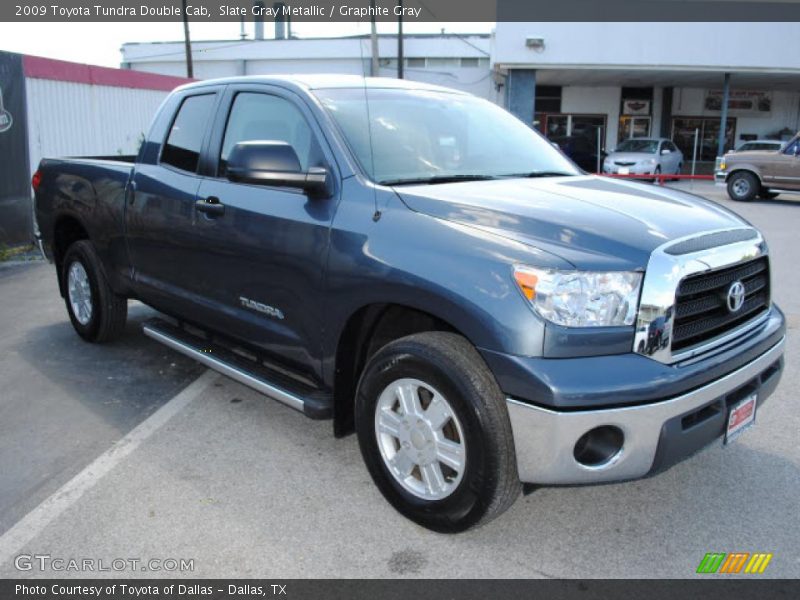 Slate Gray Metallic / Graphite Gray 2009 Toyota Tundra Double Cab