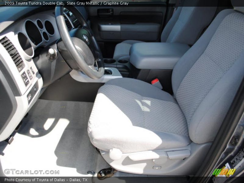 Slate Gray Metallic / Graphite Gray 2009 Toyota Tundra Double Cab