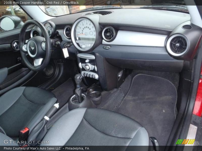 Chili Red / Grey/Black 2008 Mini Cooper Hardtop