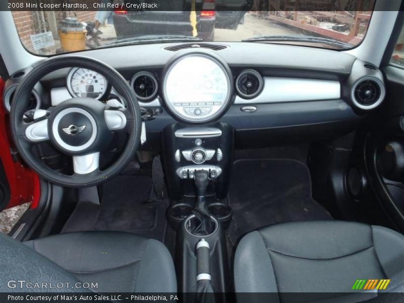 Chili Red / Grey/Black 2008 Mini Cooper Hardtop