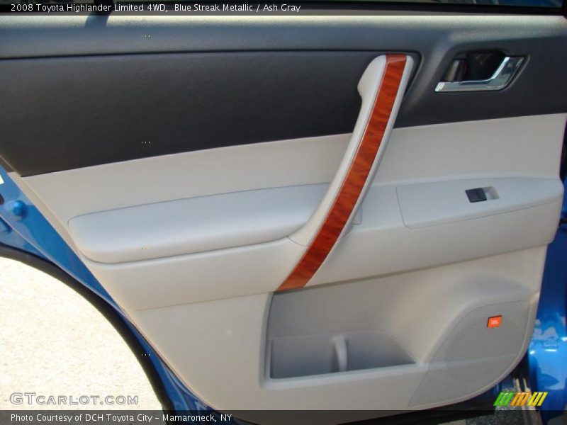 Blue Streak Metallic / Ash Gray 2008 Toyota Highlander Limited 4WD