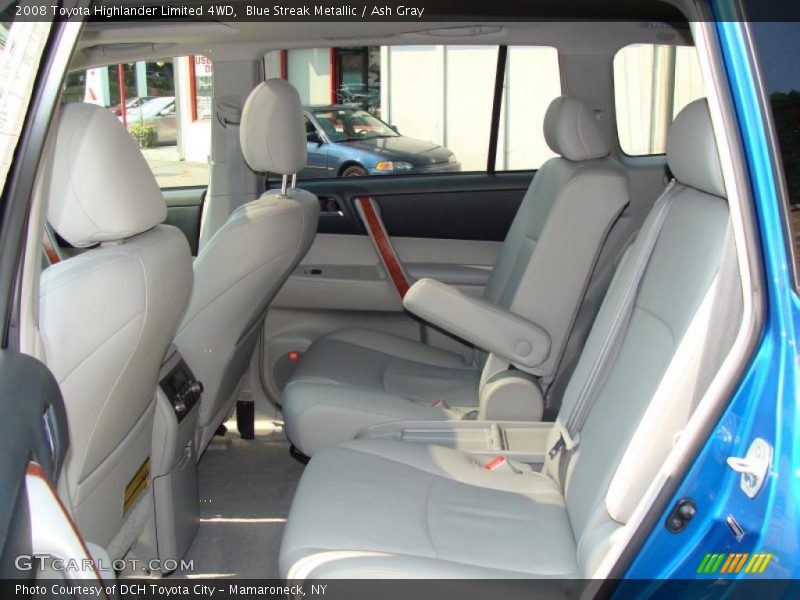 Blue Streak Metallic / Ash Gray 2008 Toyota Highlander Limited 4WD