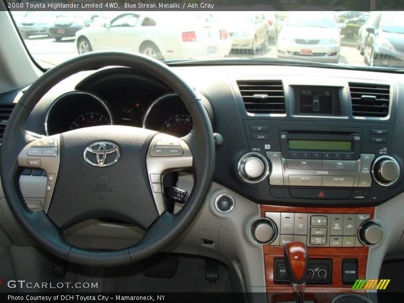 Blue Streak Metallic / Ash Gray 2008 Toyota Highlander Limited 4WD
