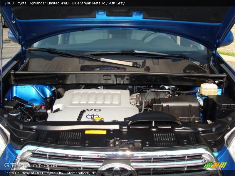 Blue Streak Metallic / Ash Gray 2008 Toyota Highlander Limited 4WD