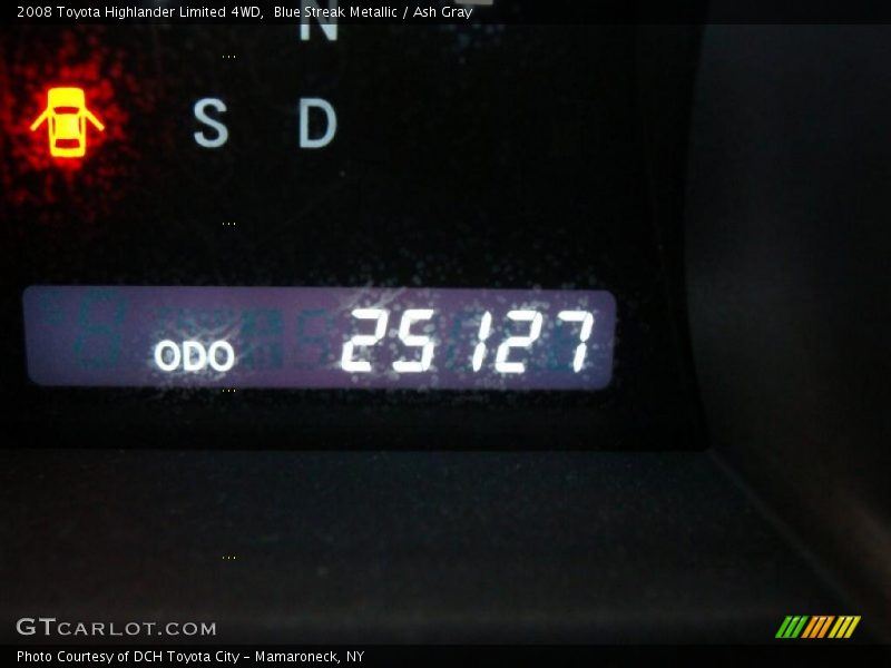 Blue Streak Metallic / Ash Gray 2008 Toyota Highlander Limited 4WD