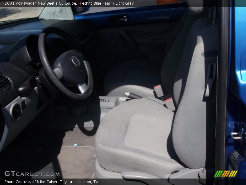 Techno Blue Pearl / Light Grey 2001 Volkswagen New Beetle GL Coupe