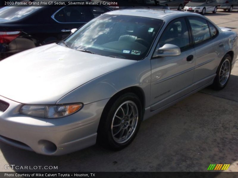 Silvermist Metallic / Graphite 2000 Pontiac Grand Prix GT Sedan