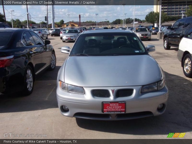 Silvermist Metallic / Graphite 2000 Pontiac Grand Prix GT Sedan