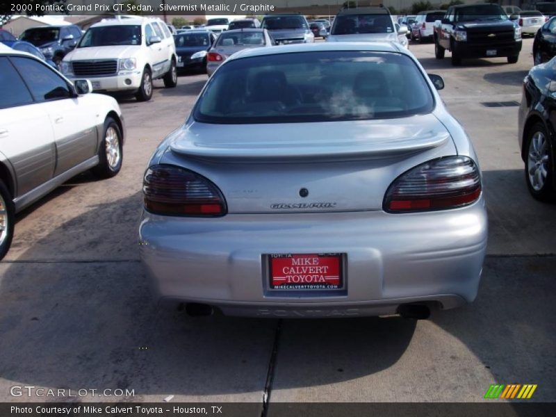 Silvermist Metallic / Graphite 2000 Pontiac Grand Prix GT Sedan