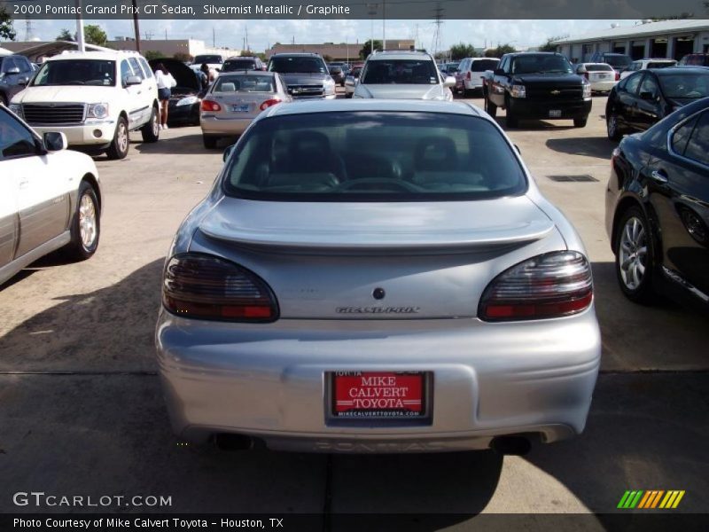 Silvermist Metallic / Graphite 2000 Pontiac Grand Prix GT Sedan