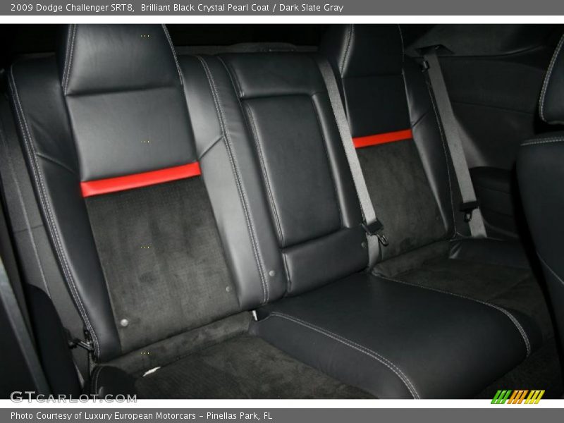Brilliant Black Crystal Pearl Coat / Dark Slate Gray 2009 Dodge Challenger SRT8