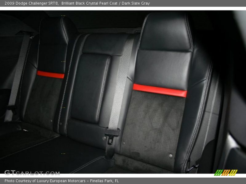 Brilliant Black Crystal Pearl Coat / Dark Slate Gray 2009 Dodge Challenger SRT8