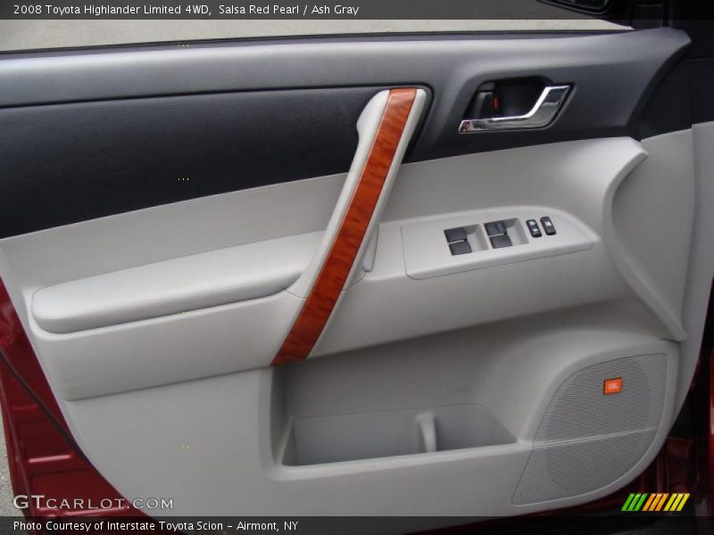 Salsa Red Pearl / Ash Gray 2008 Toyota Highlander Limited 4WD