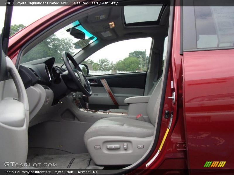 Salsa Red Pearl / Ash Gray 2008 Toyota Highlander Limited 4WD