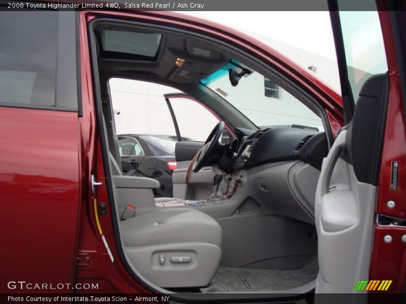 Salsa Red Pearl / Ash Gray 2008 Toyota Highlander Limited 4WD