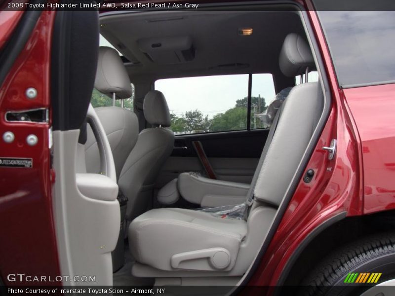 Salsa Red Pearl / Ash Gray 2008 Toyota Highlander Limited 4WD
