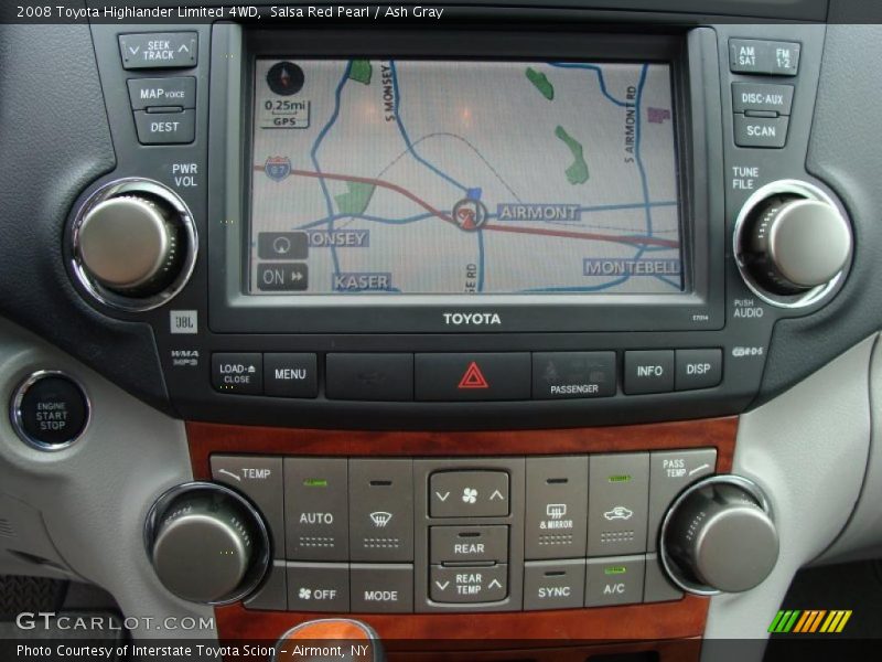 Salsa Red Pearl / Ash Gray 2008 Toyota Highlander Limited 4WD