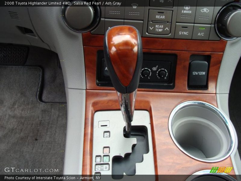 Salsa Red Pearl / Ash Gray 2008 Toyota Highlander Limited 4WD