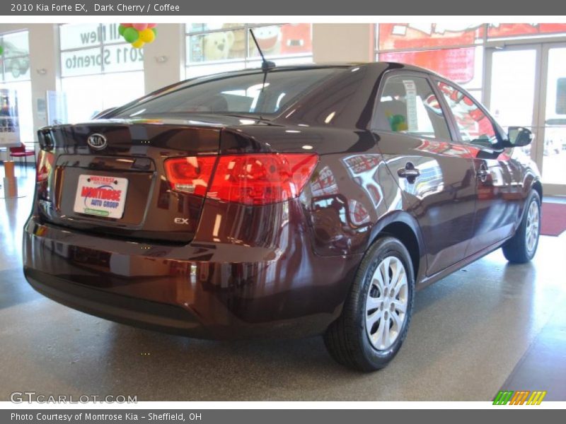 Dark Cherry / Coffee 2010 Kia Forte EX