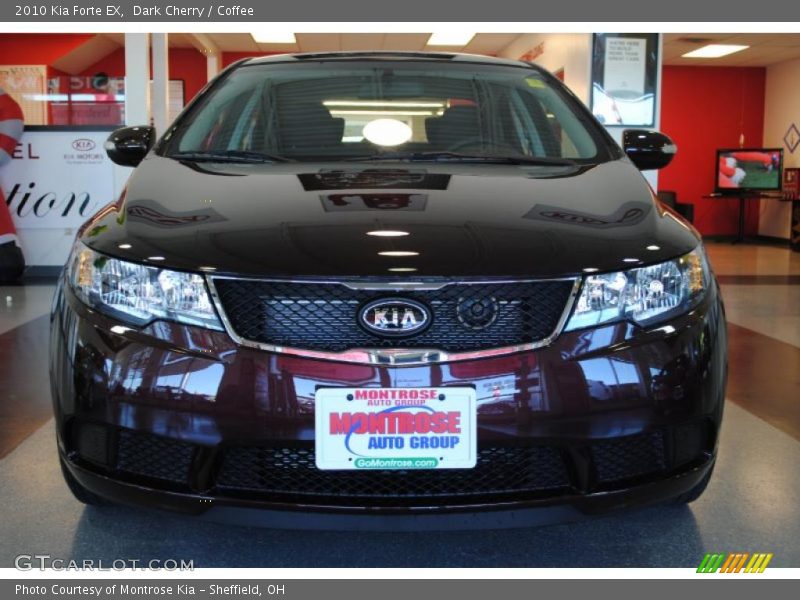 Dark Cherry / Coffee 2010 Kia Forte EX