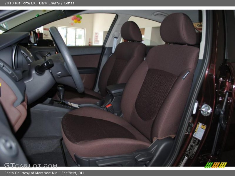 Dark Cherry / Coffee 2010 Kia Forte EX