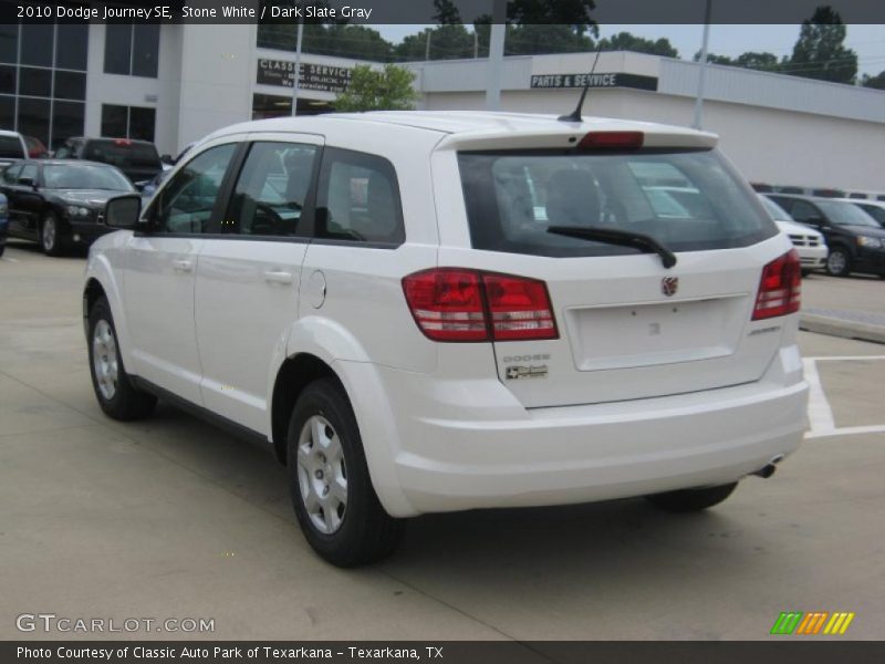 Stone White / Dark Slate Gray 2010 Dodge Journey SE