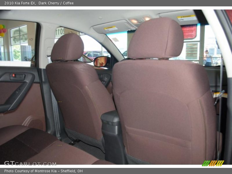 Dark Cherry / Coffee 2010 Kia Forte EX