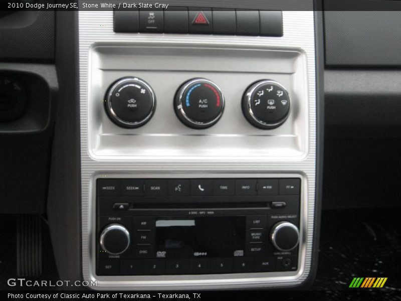 Stone White / Dark Slate Gray 2010 Dodge Journey SE