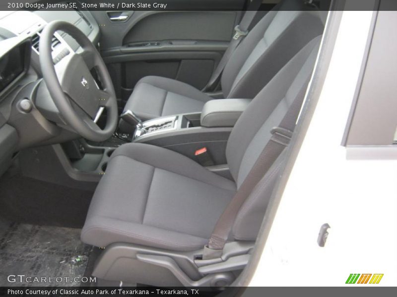 Stone White / Dark Slate Gray 2010 Dodge Journey SE
