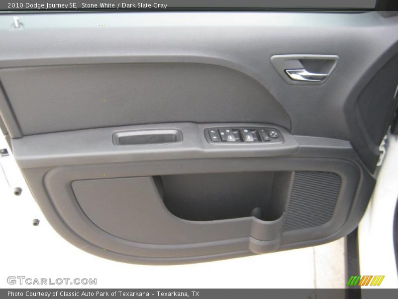 Stone White / Dark Slate Gray 2010 Dodge Journey SE