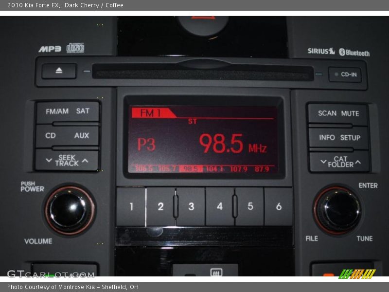 Dark Cherry / Coffee 2010 Kia Forte EX
