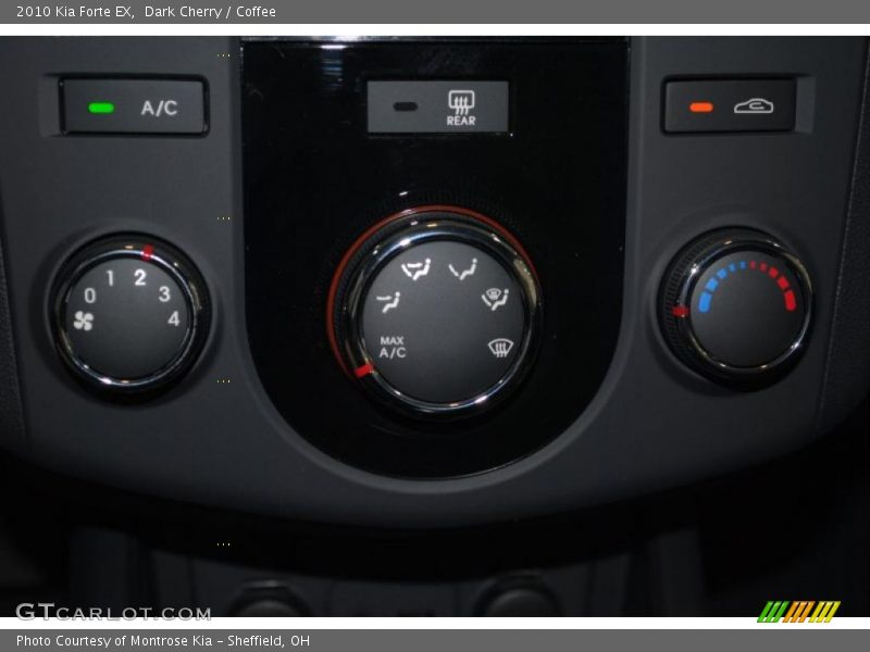 Dark Cherry / Coffee 2010 Kia Forte EX