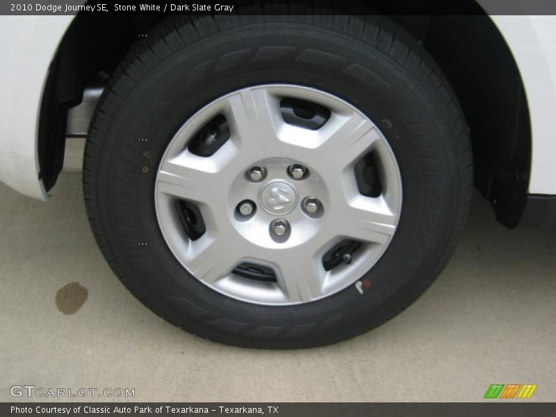 Stone White / Dark Slate Gray 2010 Dodge Journey SE