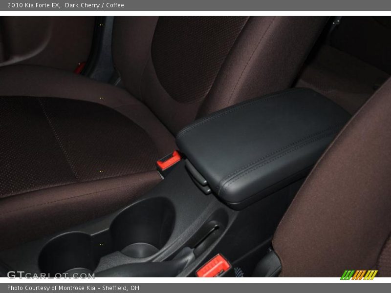 Dark Cherry / Coffee 2010 Kia Forte EX