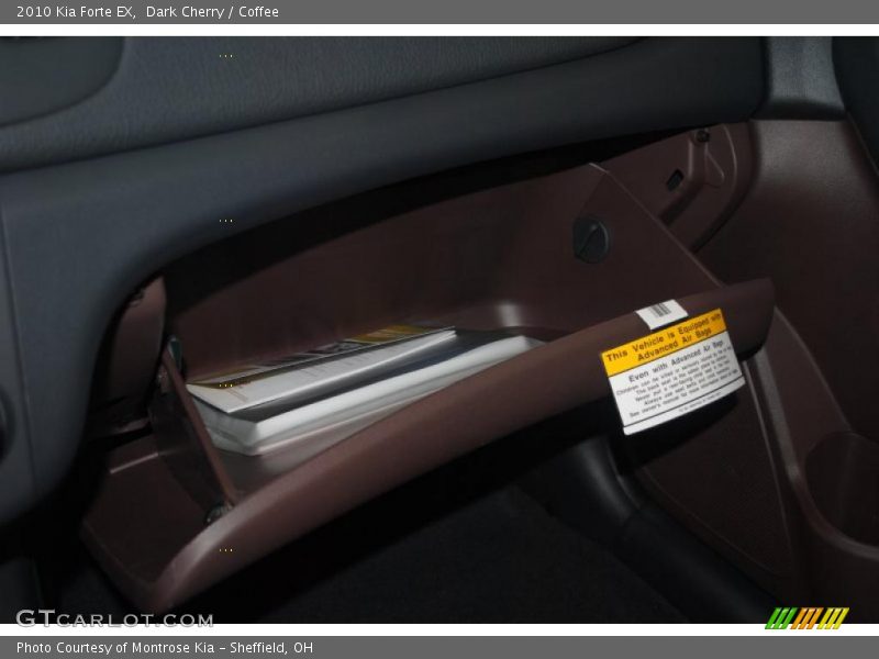 Dark Cherry / Coffee 2010 Kia Forte EX