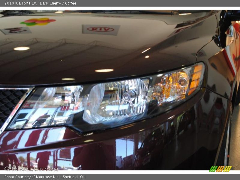 Dark Cherry / Coffee 2010 Kia Forte EX