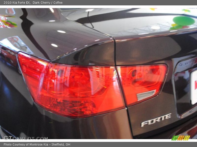 Dark Cherry / Coffee 2010 Kia Forte EX