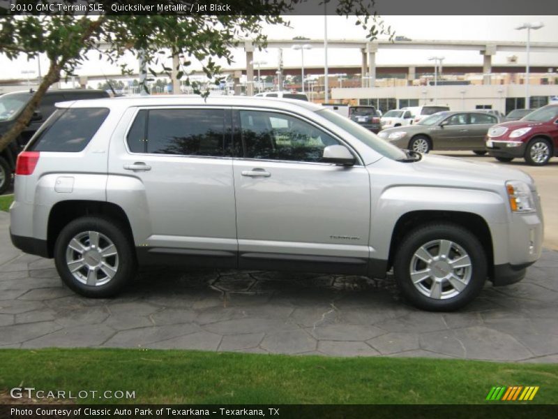 Quicksilver Metallic / Jet Black 2010 GMC Terrain SLE