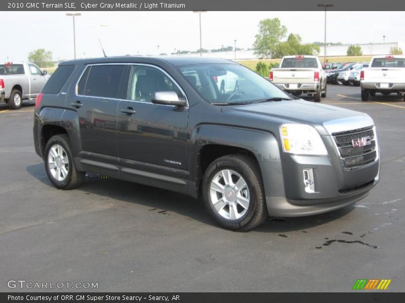 Cyber Gray Metallic / Light Titanium 2010 GMC Terrain SLE