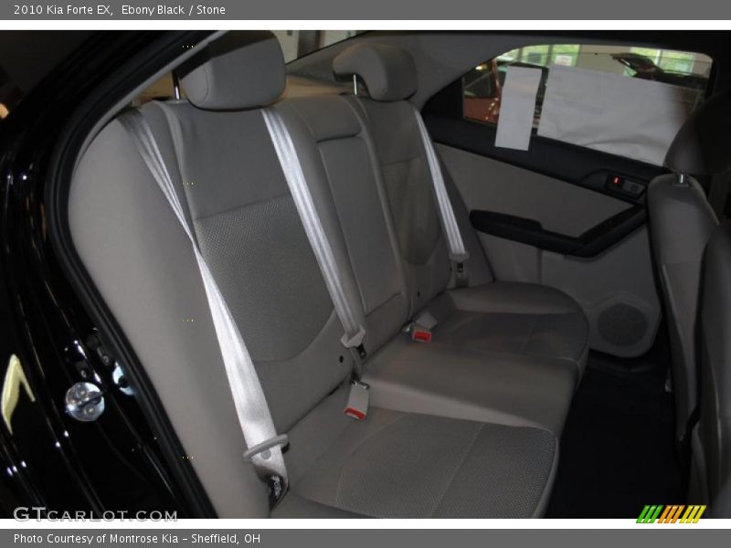 Ebony Black / Stone 2010 Kia Forte EX