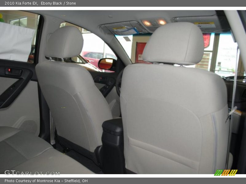 Ebony Black / Stone 2010 Kia Forte EX