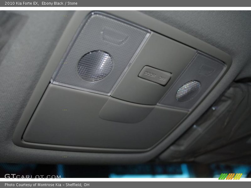 Ebony Black / Stone 2010 Kia Forte EX