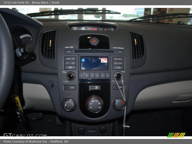Ebony Black / Stone 2010 Kia Forte EX