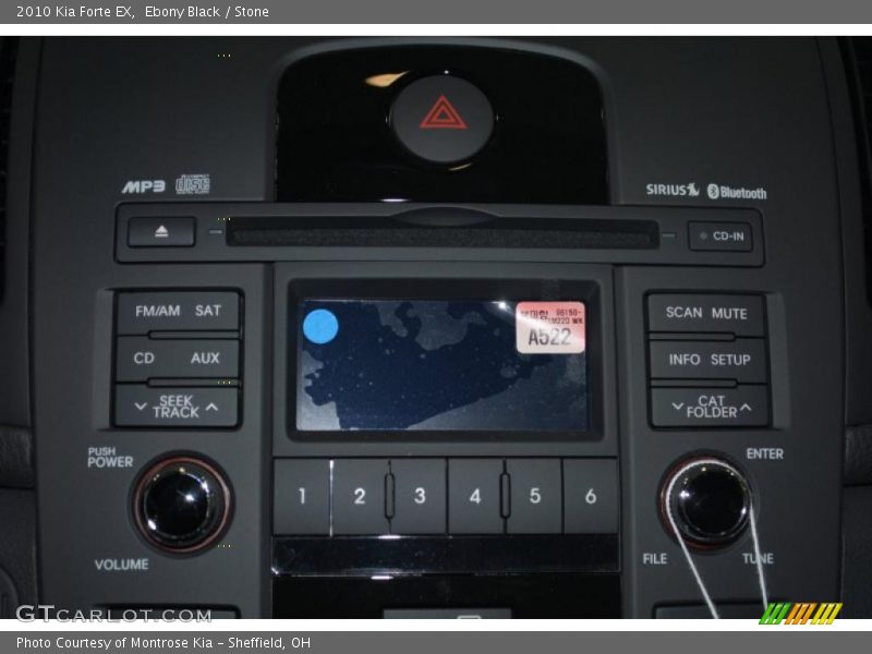Ebony Black / Stone 2010 Kia Forte EX